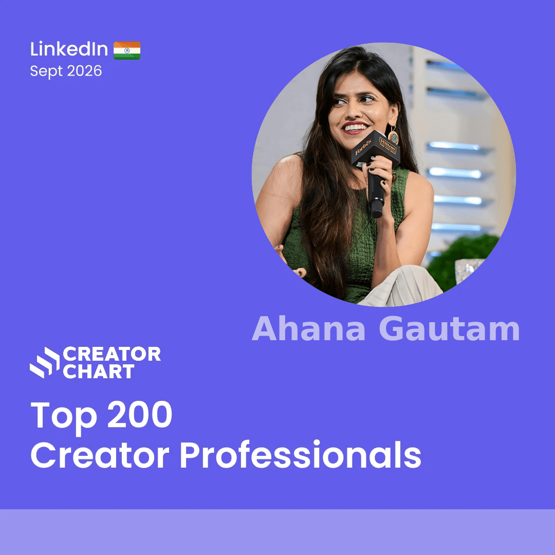Top 200 Badge for Ahana Gautam