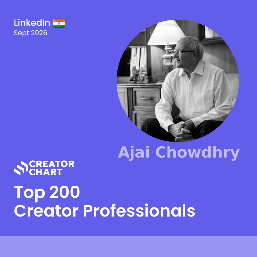 Top 200 Badge for Ajai Chowdhry