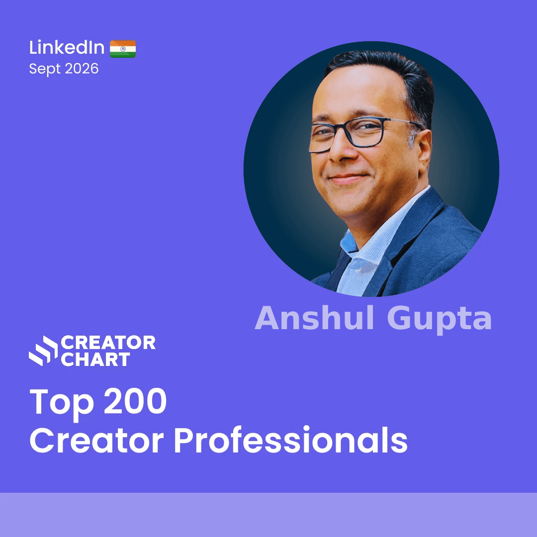 Top 200 Badge for Anshul Gupta