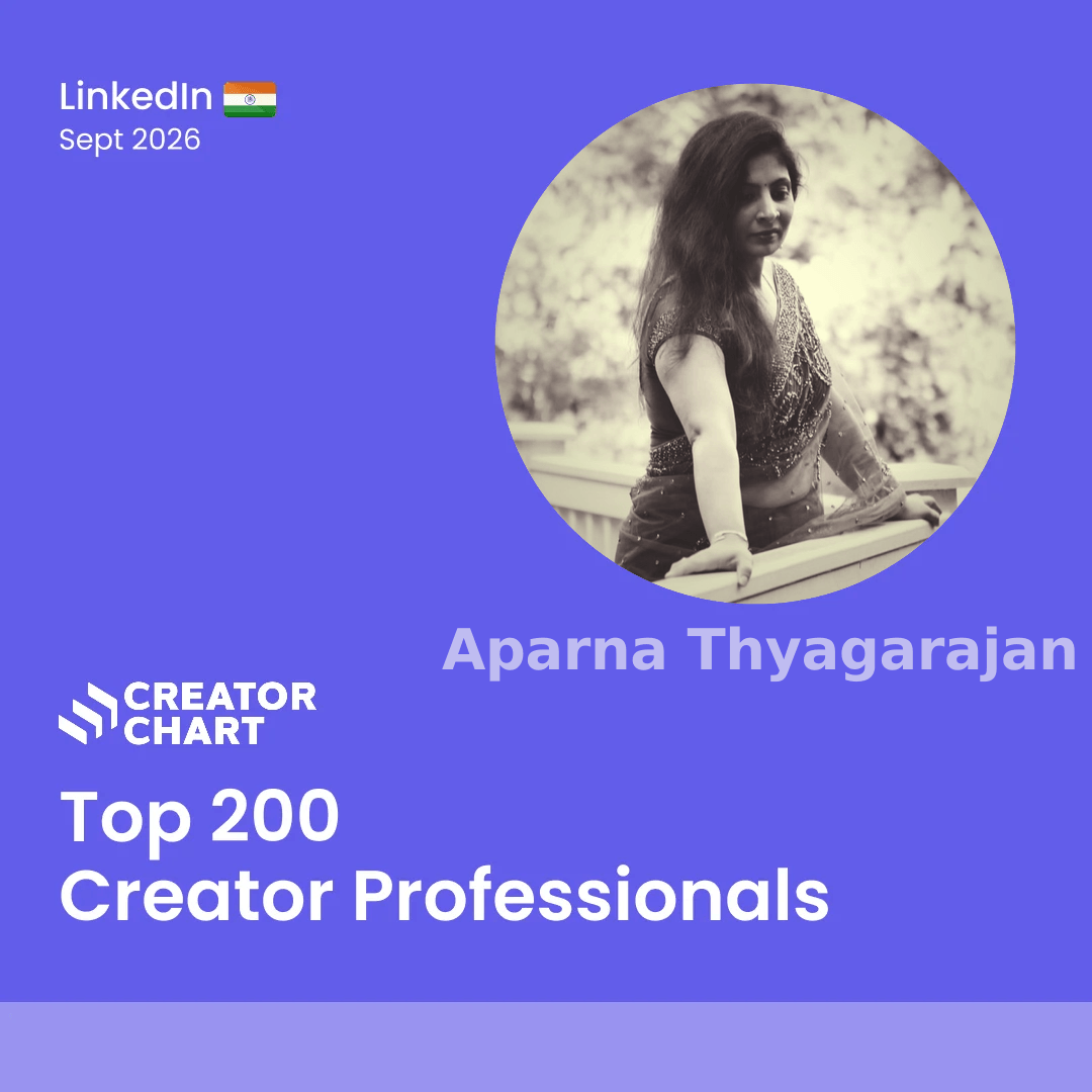 Top 200 Badge for Aparna Thyagarajan