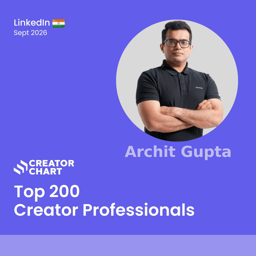 Top 200 Badge for Archit Gupta