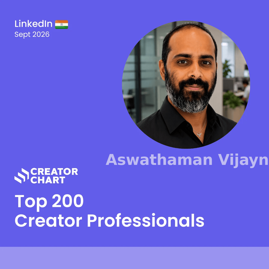 Top 200 Badge for Aswathaman Vijayn