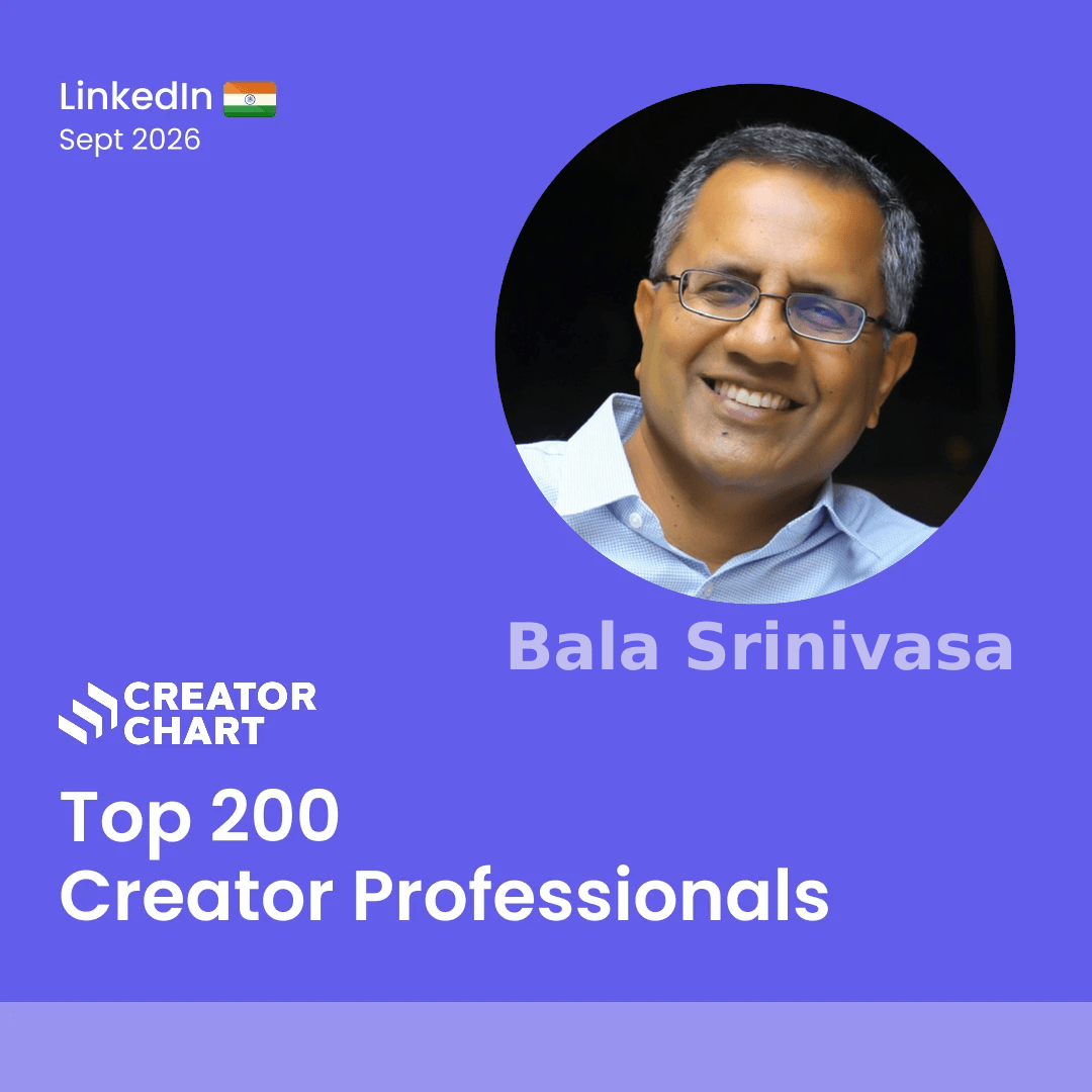 Top 200 Badge for Bala Srinivasa