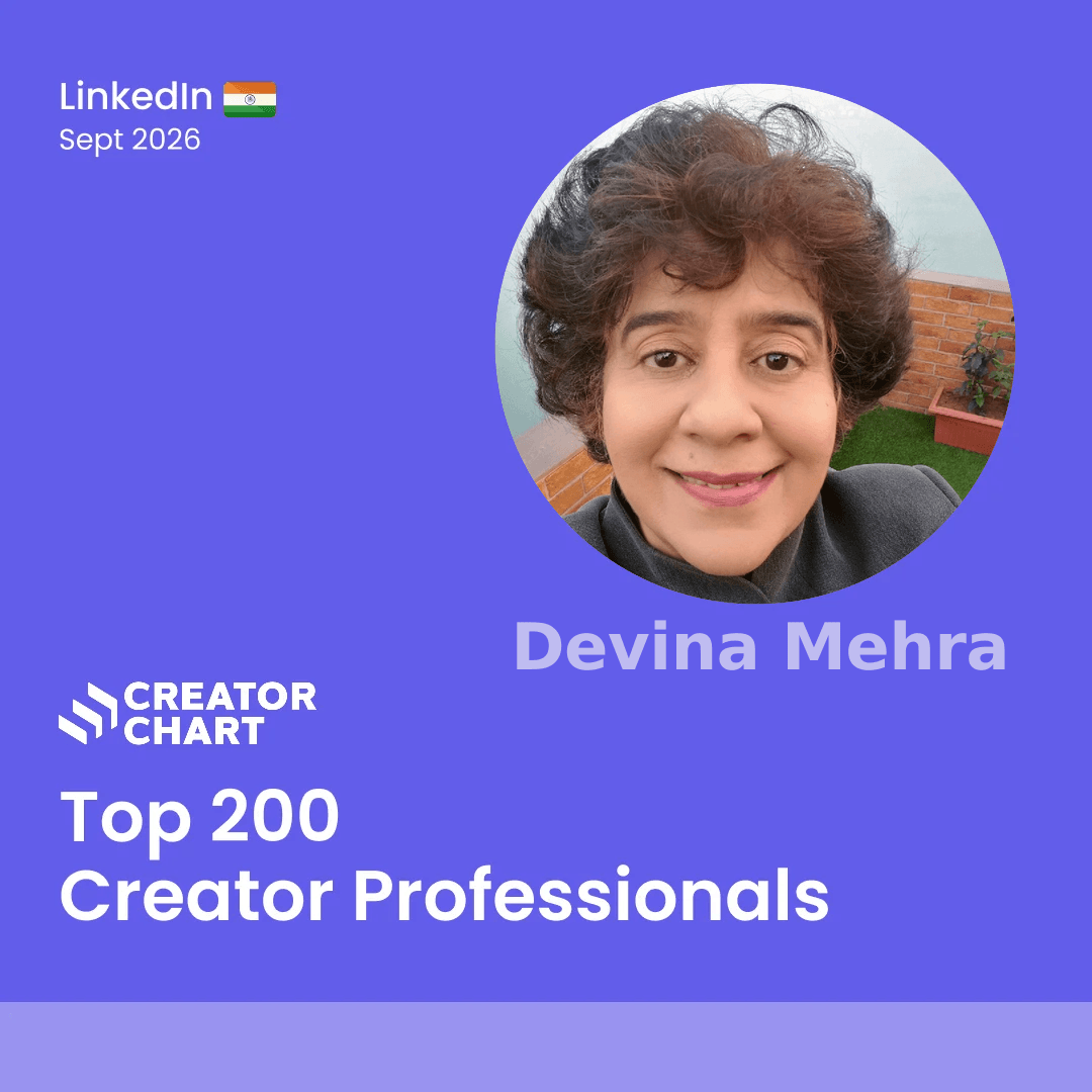 Top 200 Badge for Devina Mehra