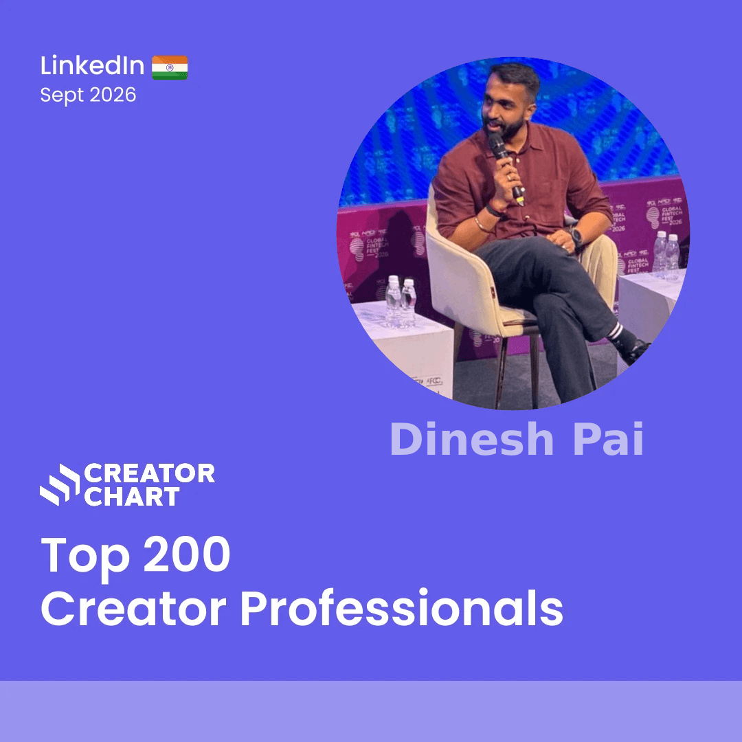 Top 200 Badge for Dinesh Pai
