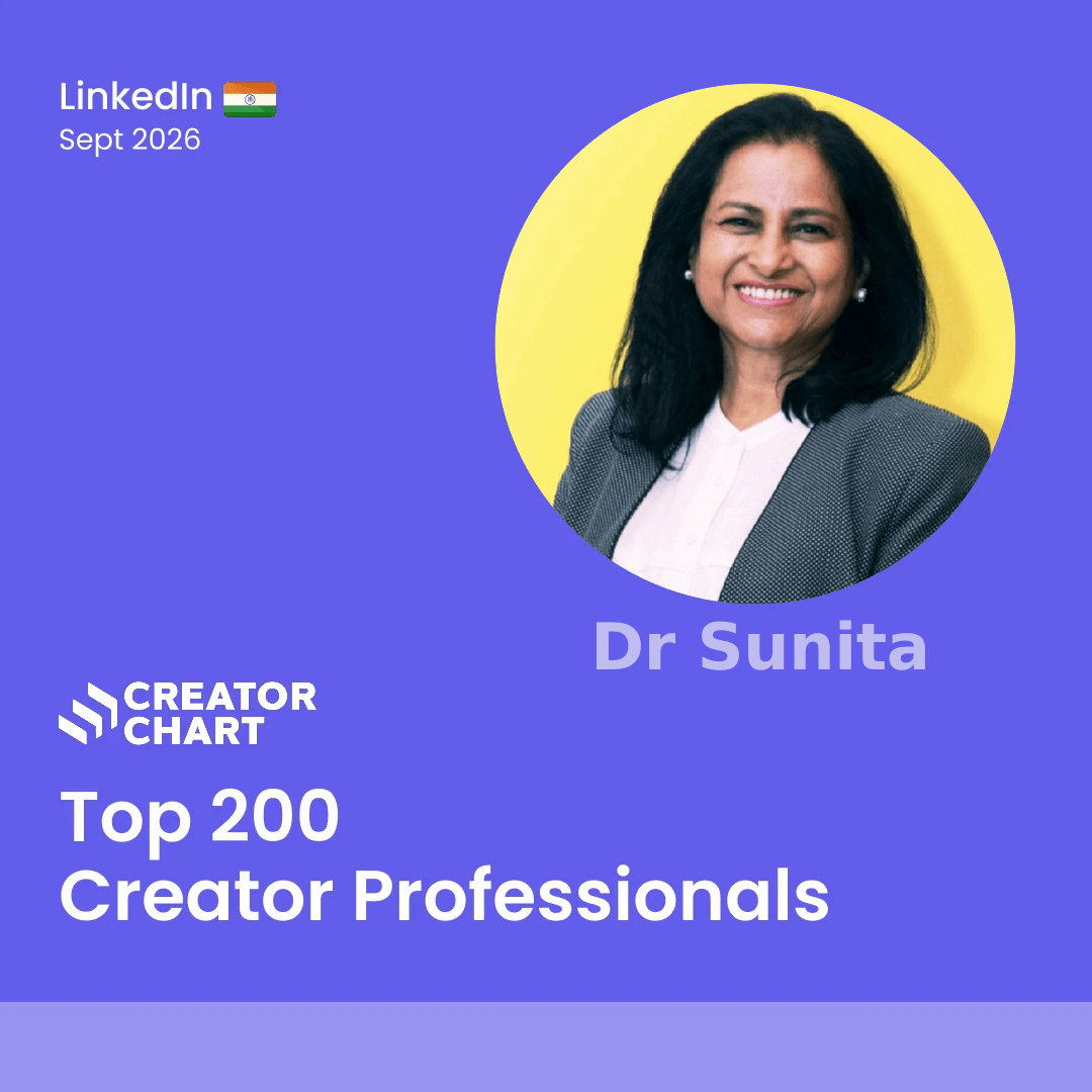 Top 200 Badge for Dr Sunita