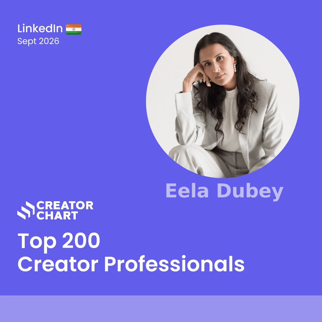 Top 200 Badge for Eela Dubey