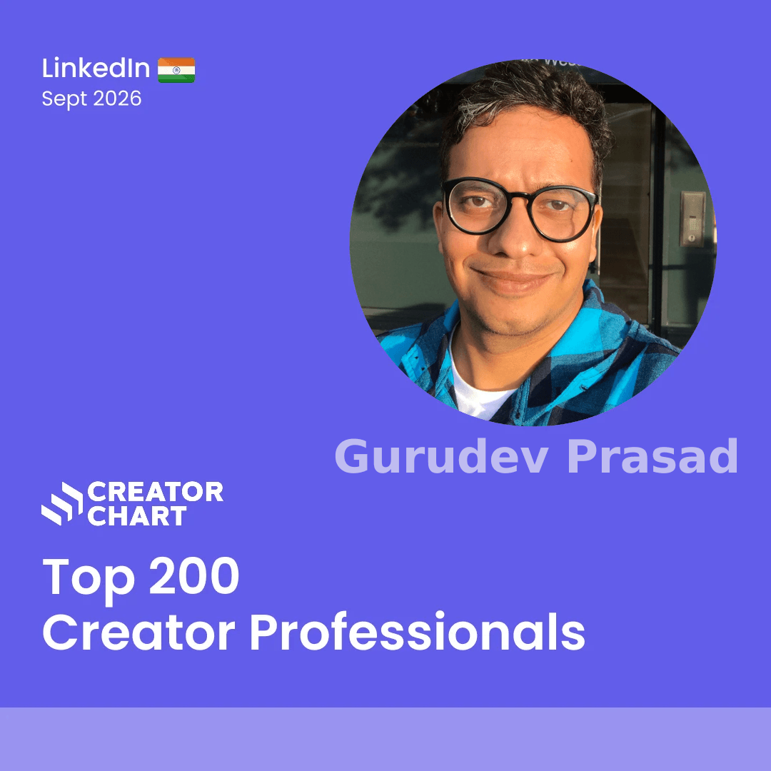 Top 200 Badge for Gurudev Prasad