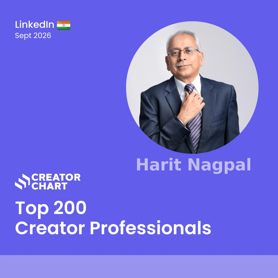 Top 200 Badge for Harit Nagpal
