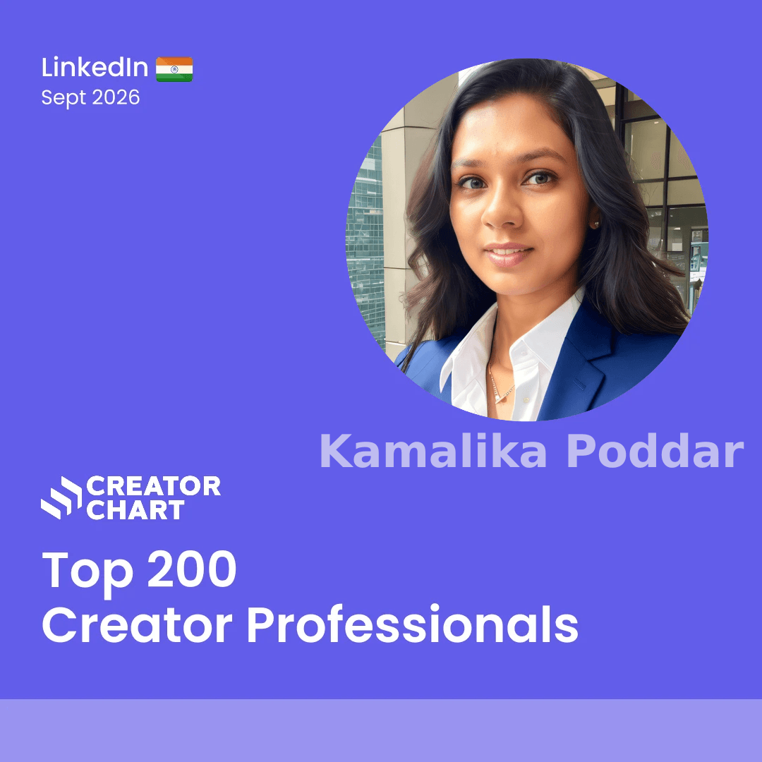 Top 200 Badge for Kamalika Poddar