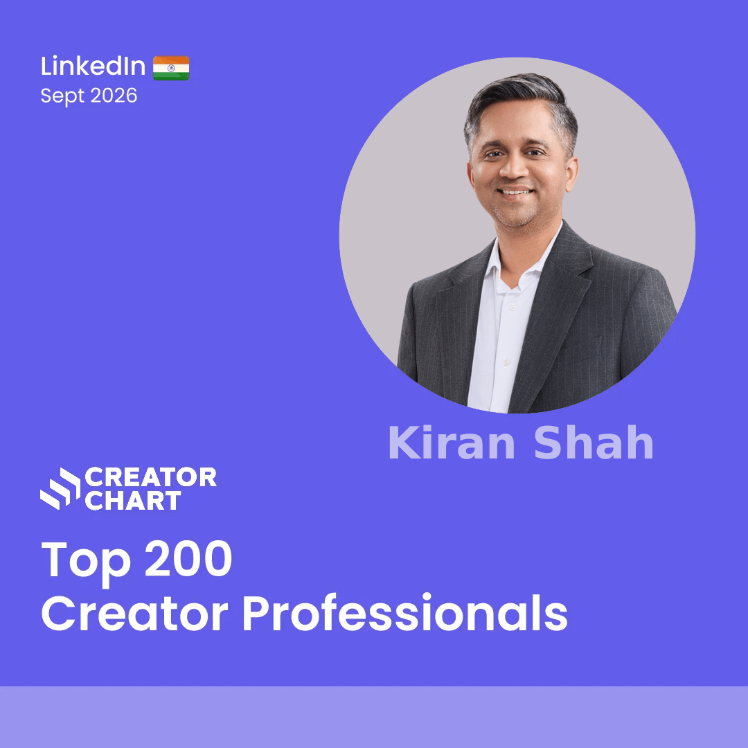 Top 200 Badge for Kiran Shah