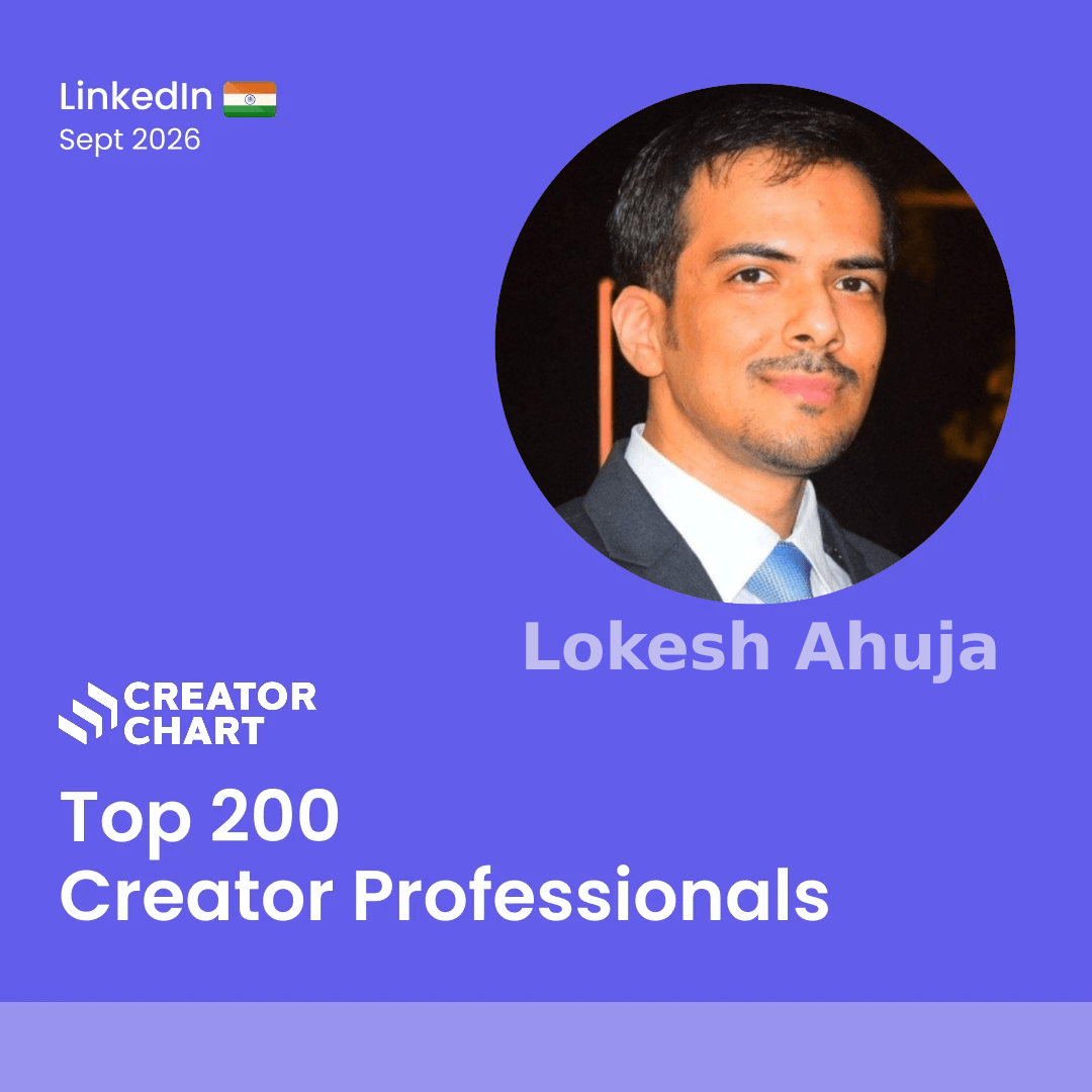 Top 200 Badge for Lokesh Ahuja