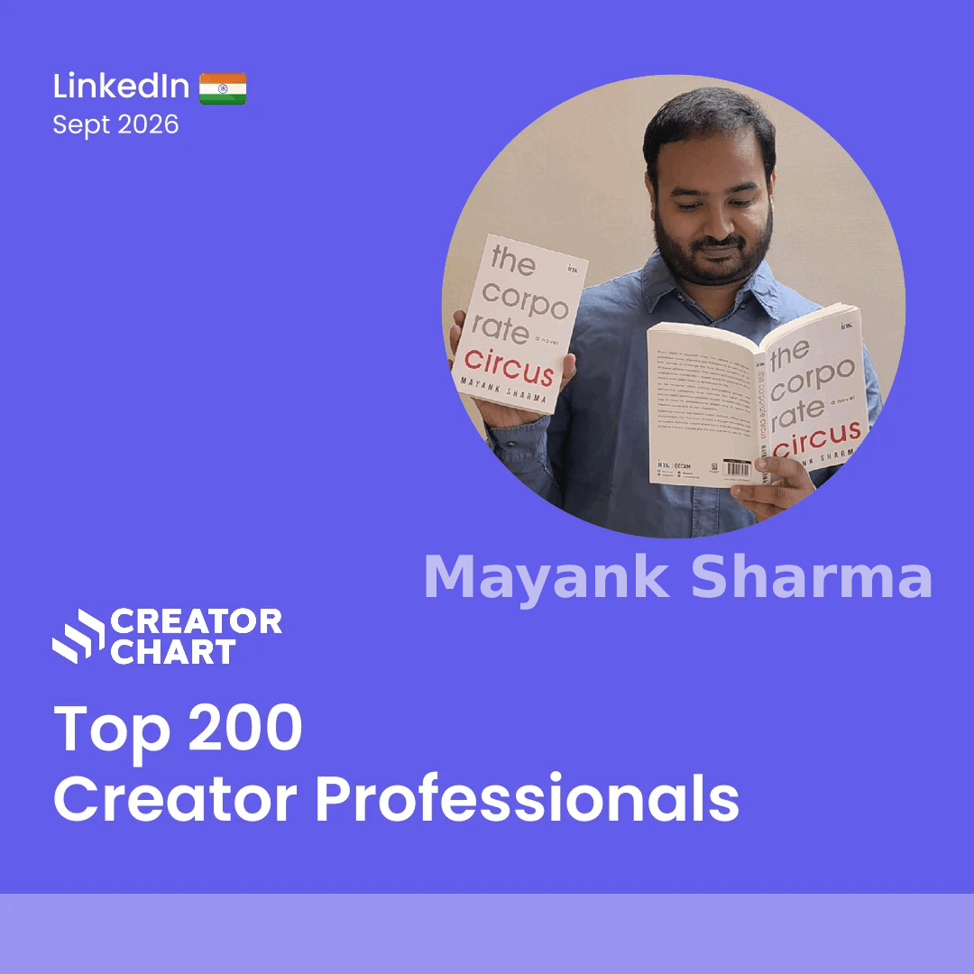 Top 200 Badge for Mayank Sharma