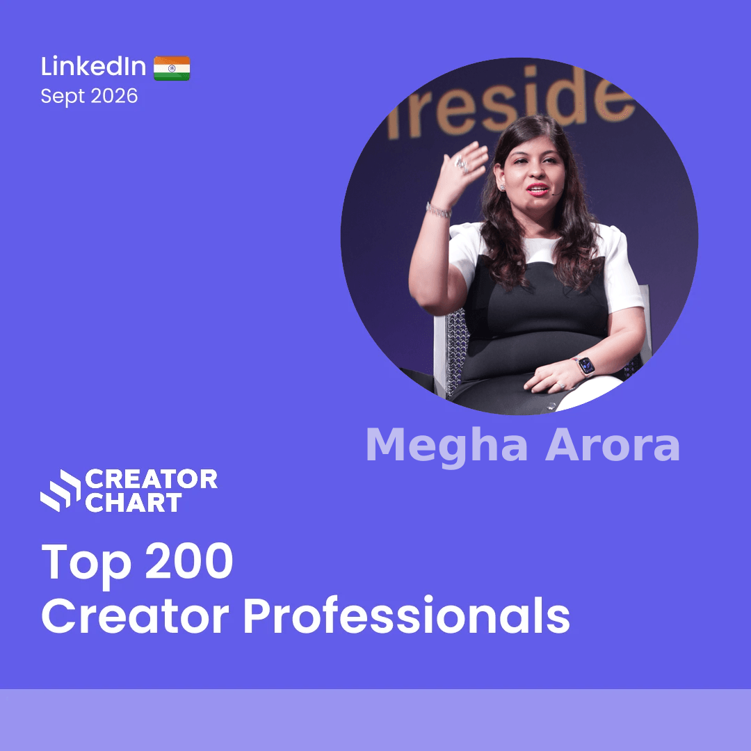 Top 200 Badge for Megha Arora