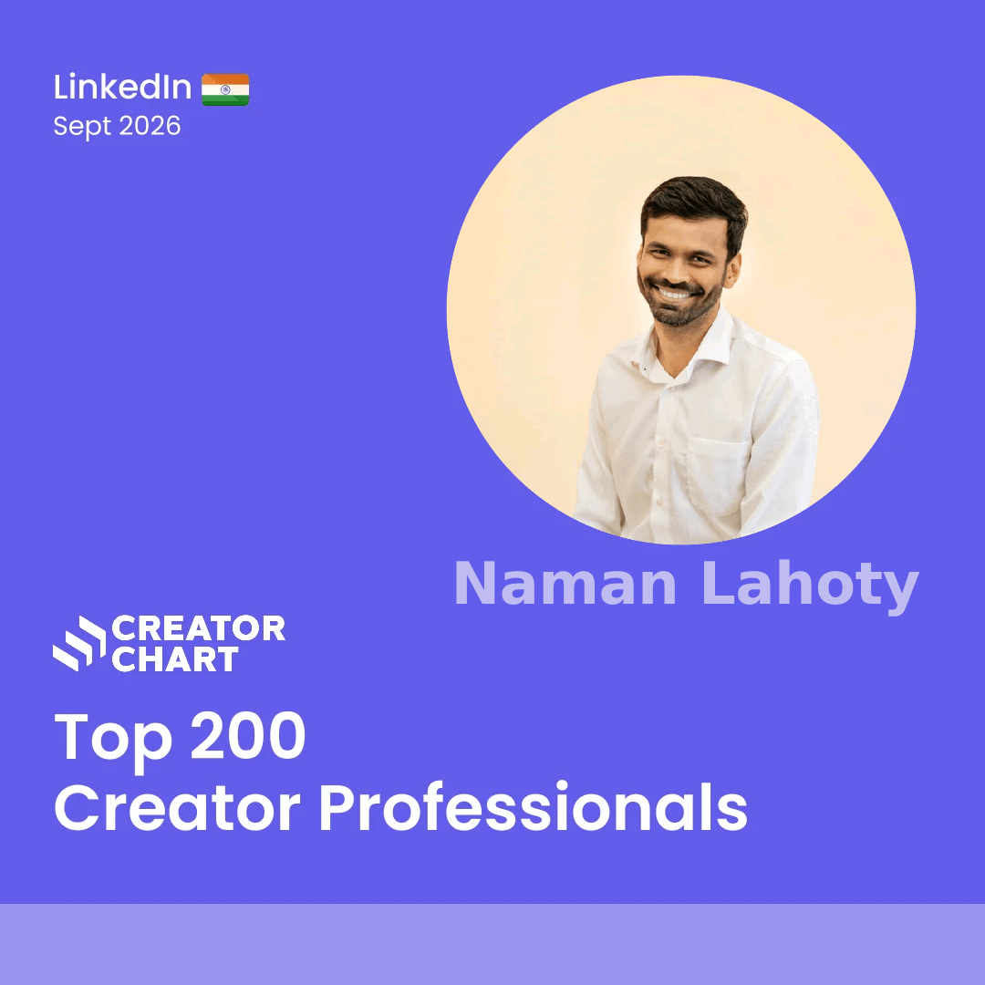 Top 200 Badge for Naman Lahoty