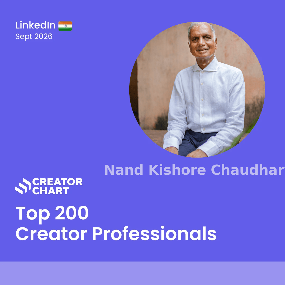 Top 200 Badge for Nand Kishore Chaudhary