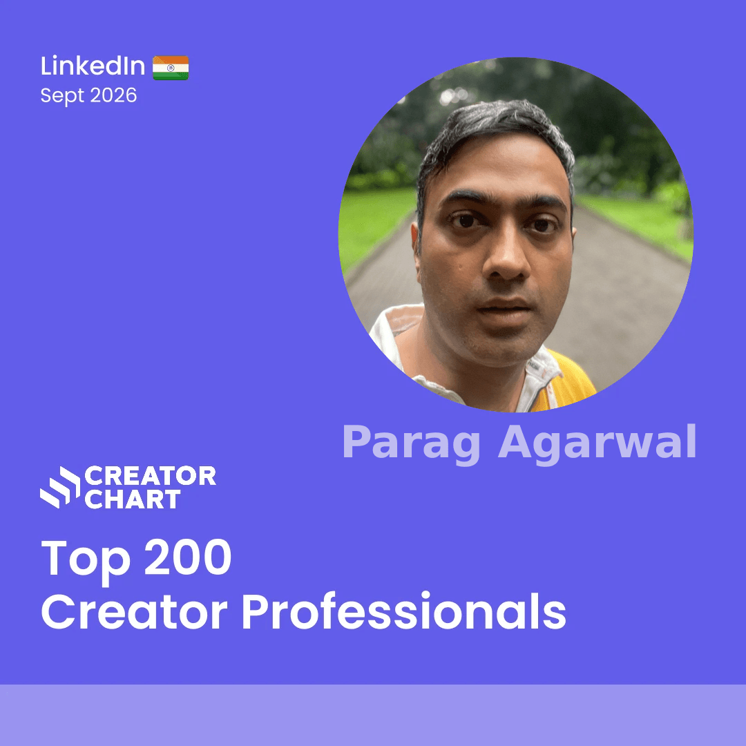 Top 200 Badge for Parag Agarwal