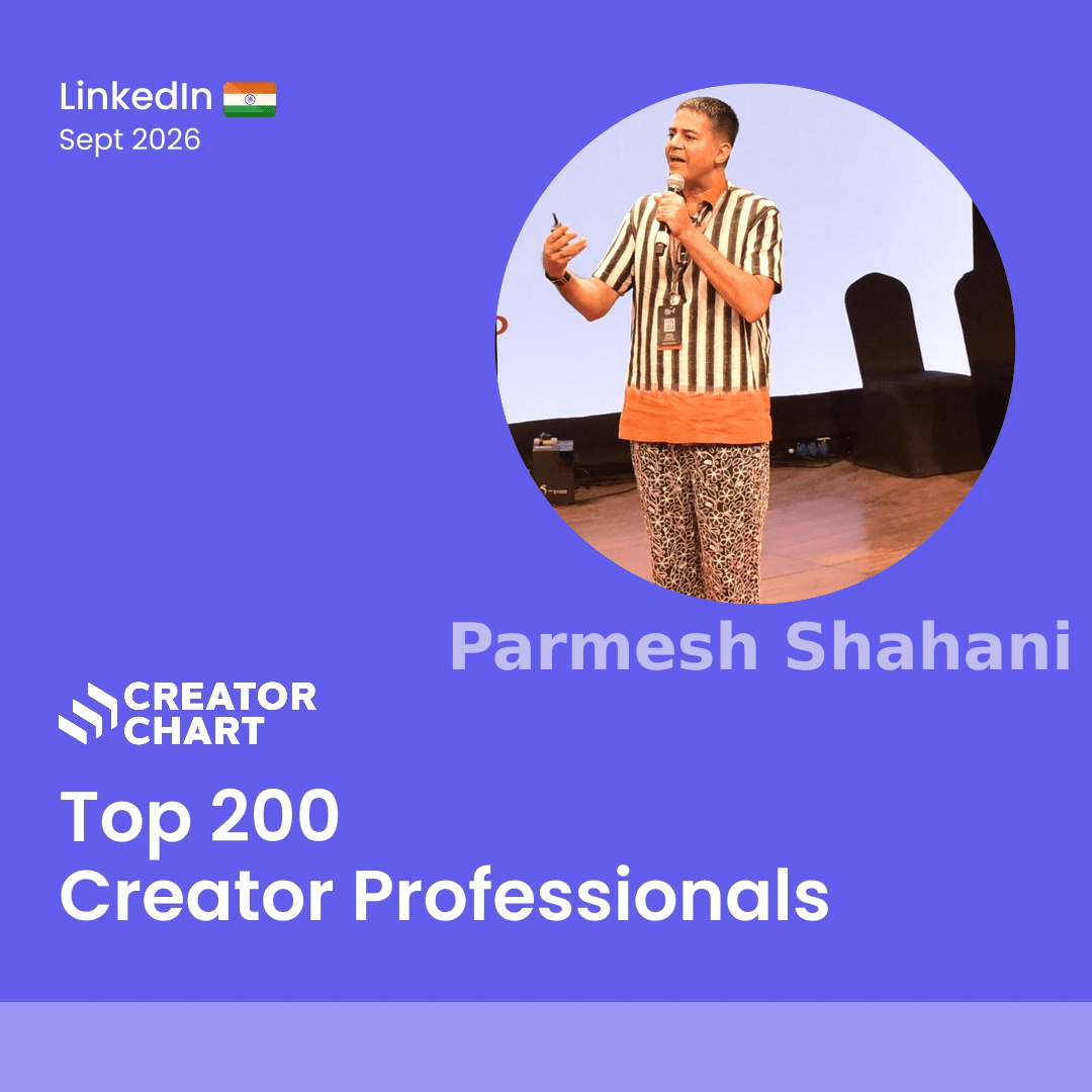 Top 200 Badge for Parmesh Shahani