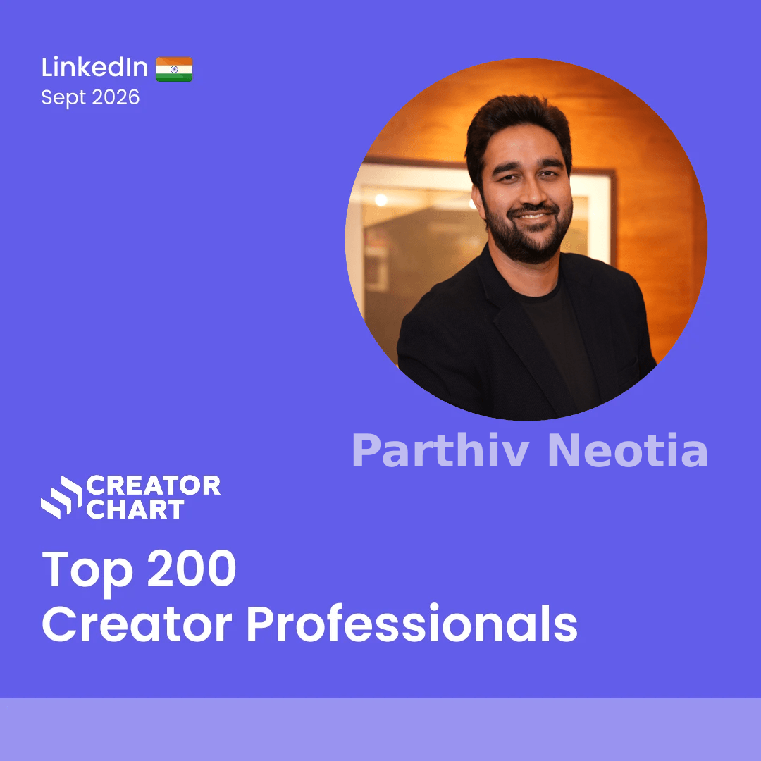 Top 200 Badge for Parthiv Neotia