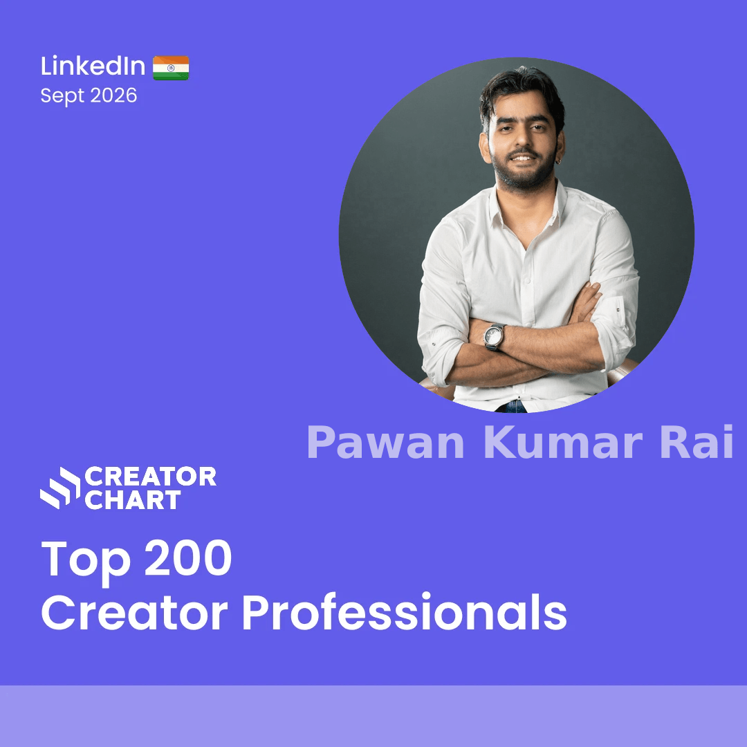 Top 200 Badge for Pawan Kumar Rai