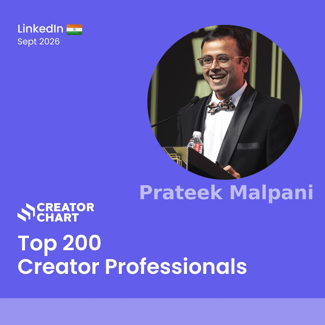 Top 200 Badge for Prateek Malpani