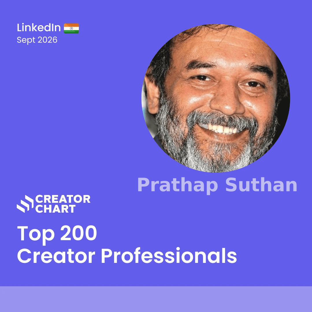 Top 200 Badge for Prathap Suthan