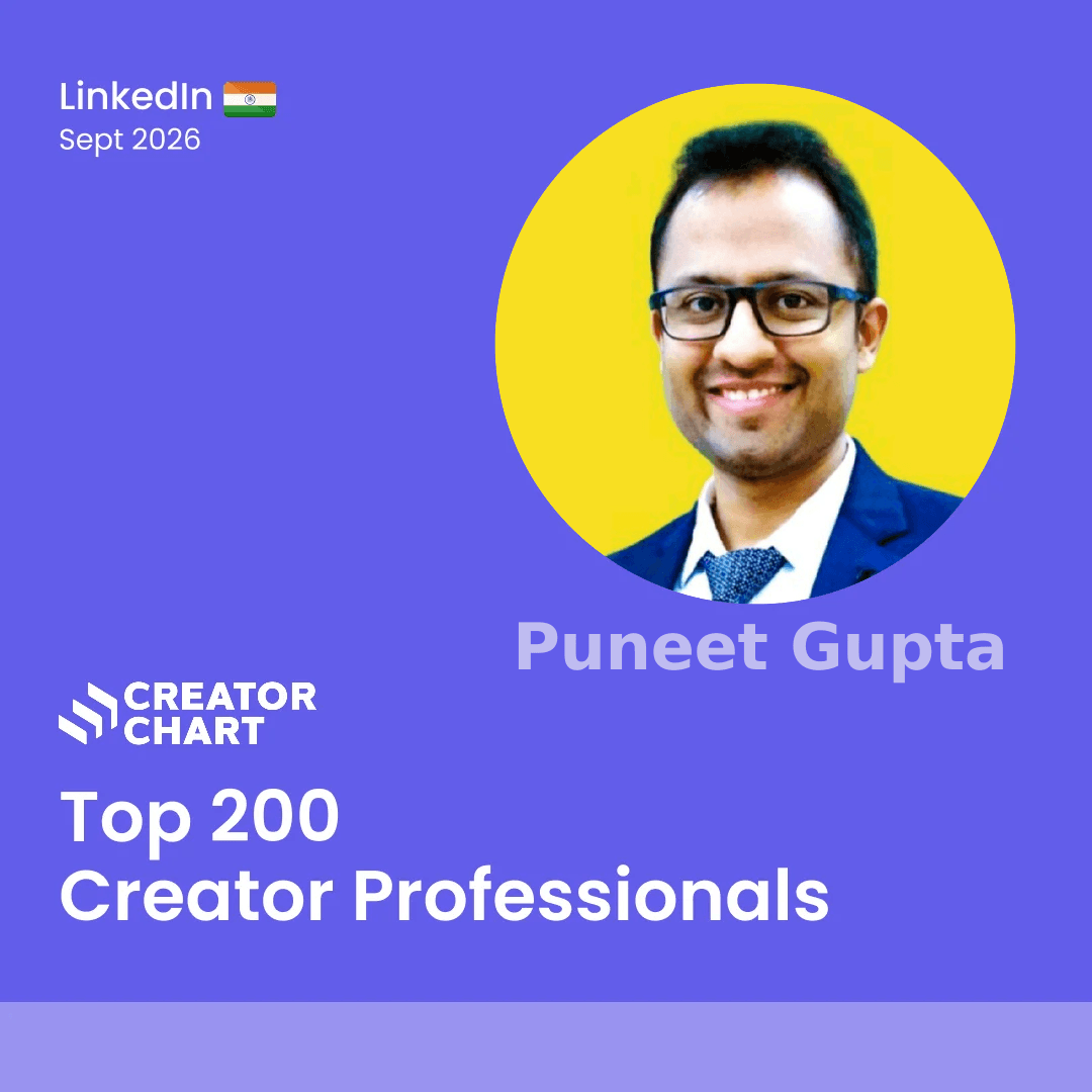Top 200 Badge for Puneet Gupta