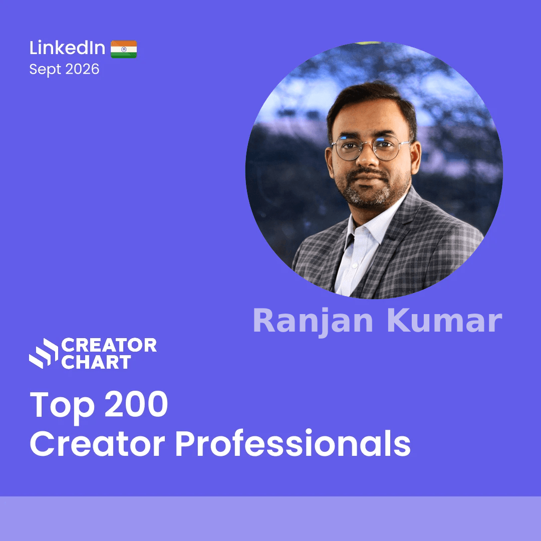Top 200 Badge for Ranjan Kumar
