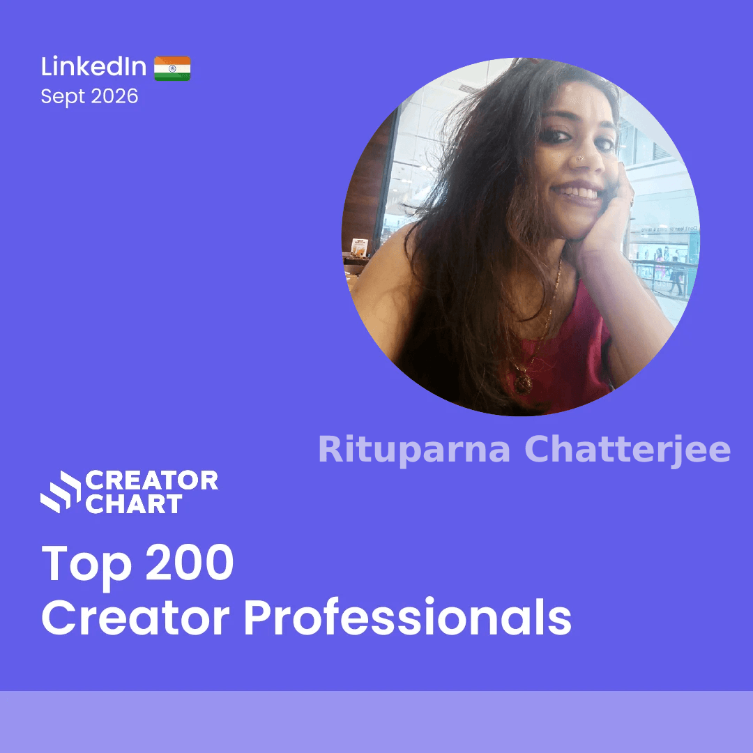 Top 200 Badge for Rituparna Chatterjee
