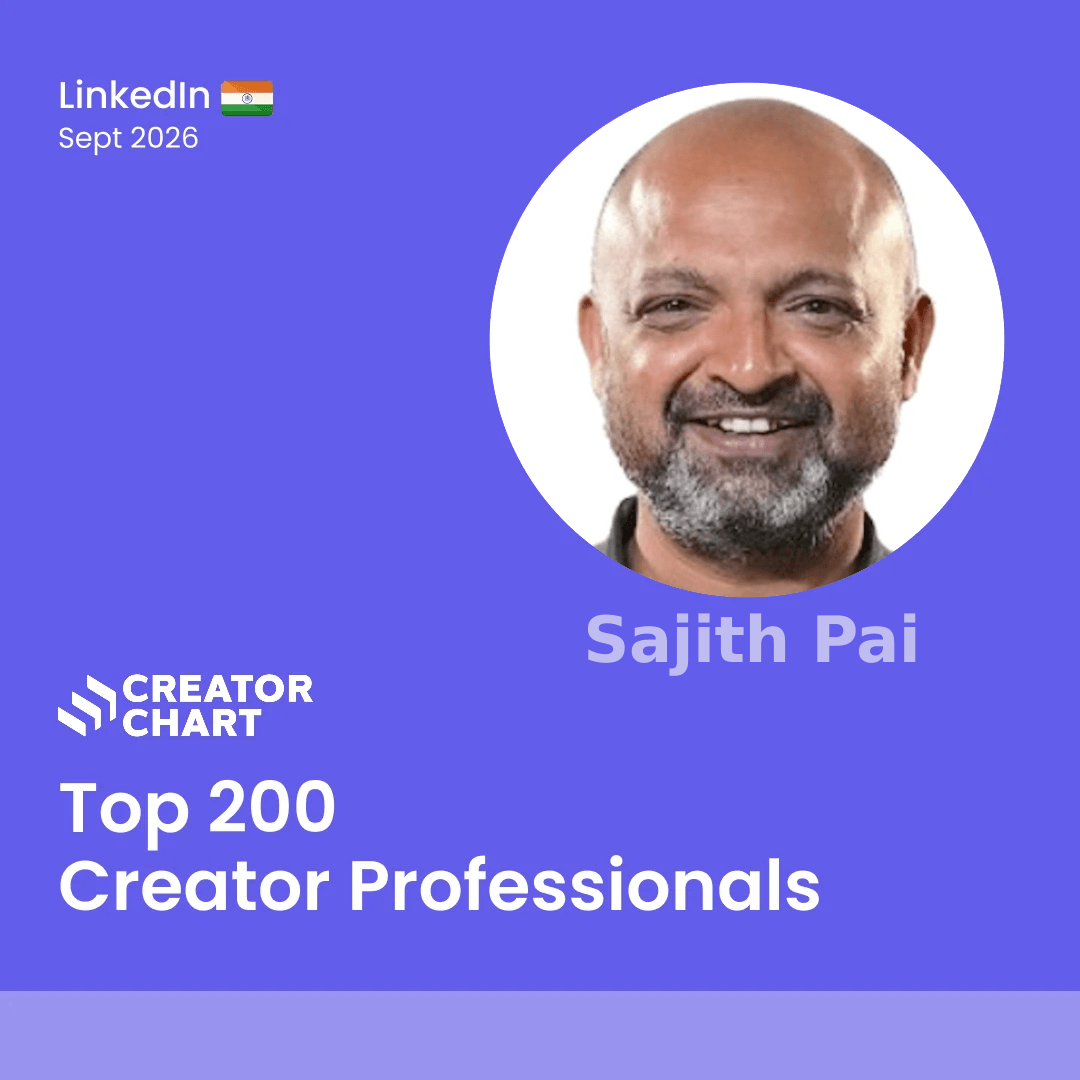 Top 200 Badge for Sajith Pai