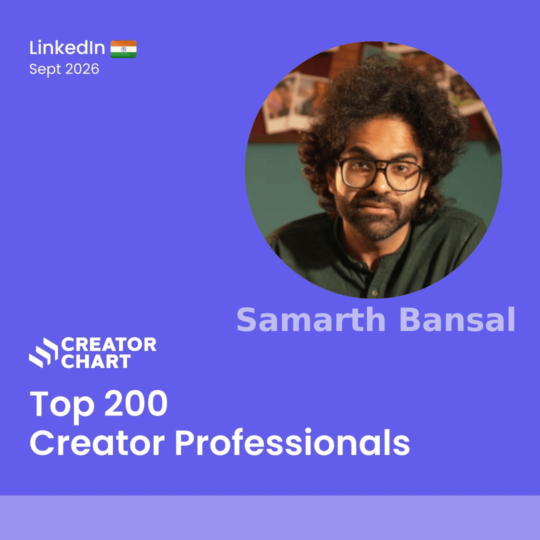 Top 200 Badge for Samarth Bansal