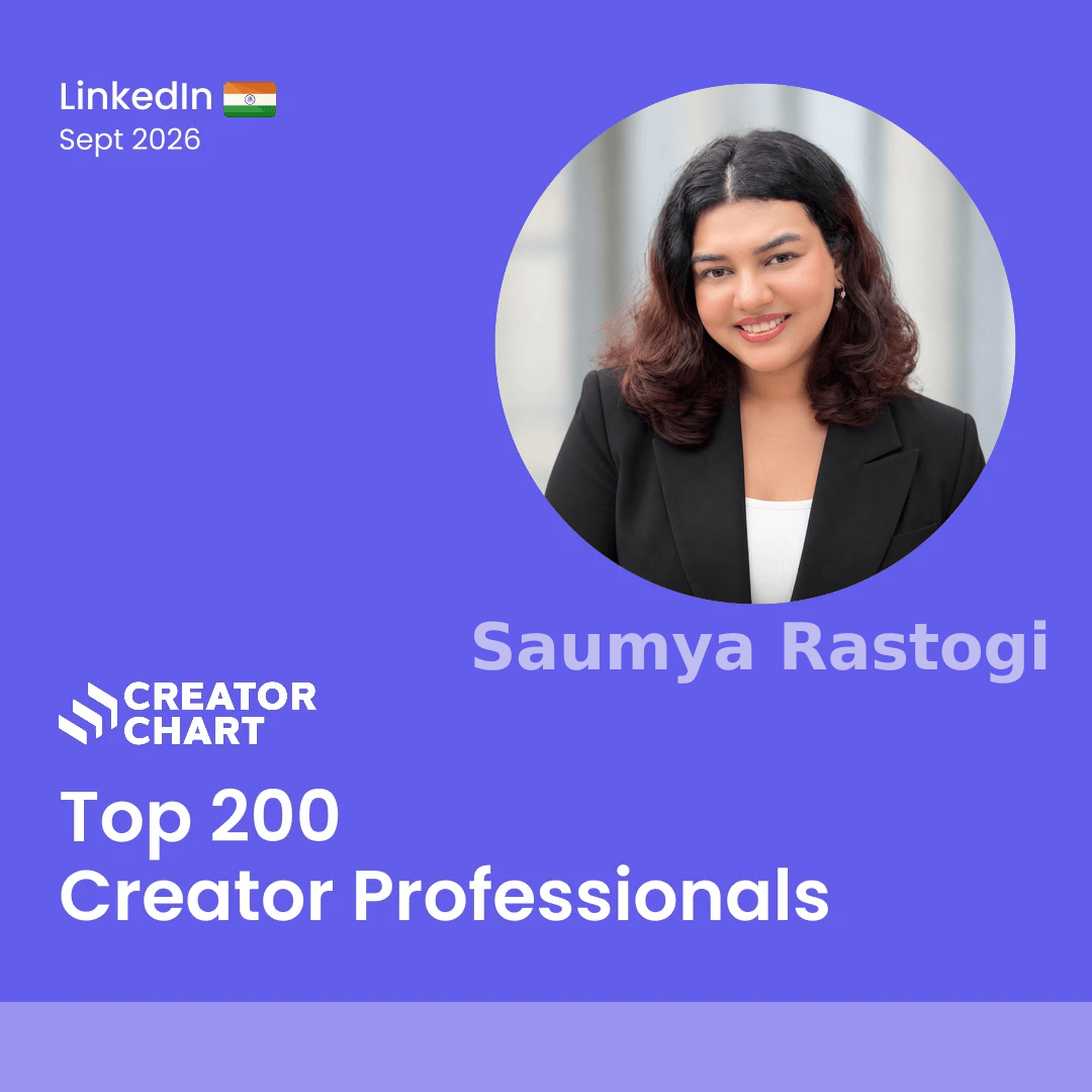 Top 200 Badge for Saumya Rastogi
