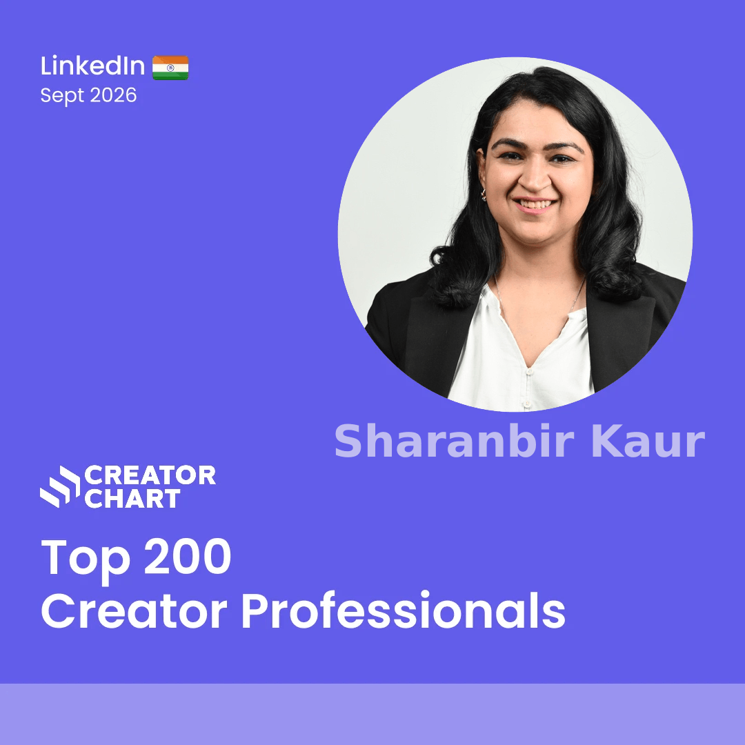 Top 200 Badge for Sharanbir Kaur