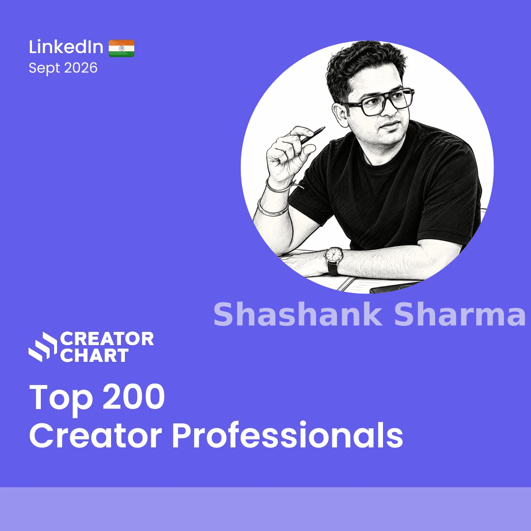 Top 200 Badge for Shashank Sharma