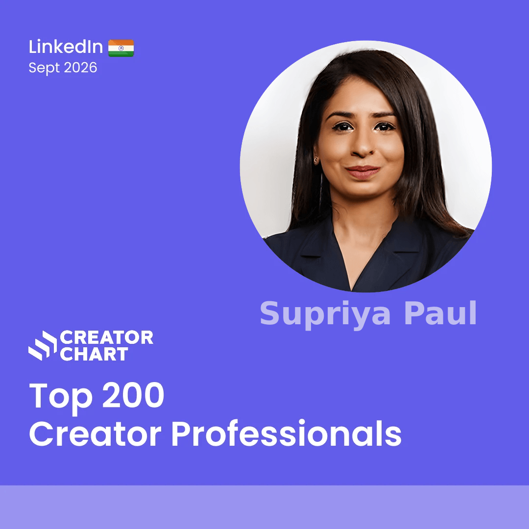 Top 200 Badge for Supriya Paul
