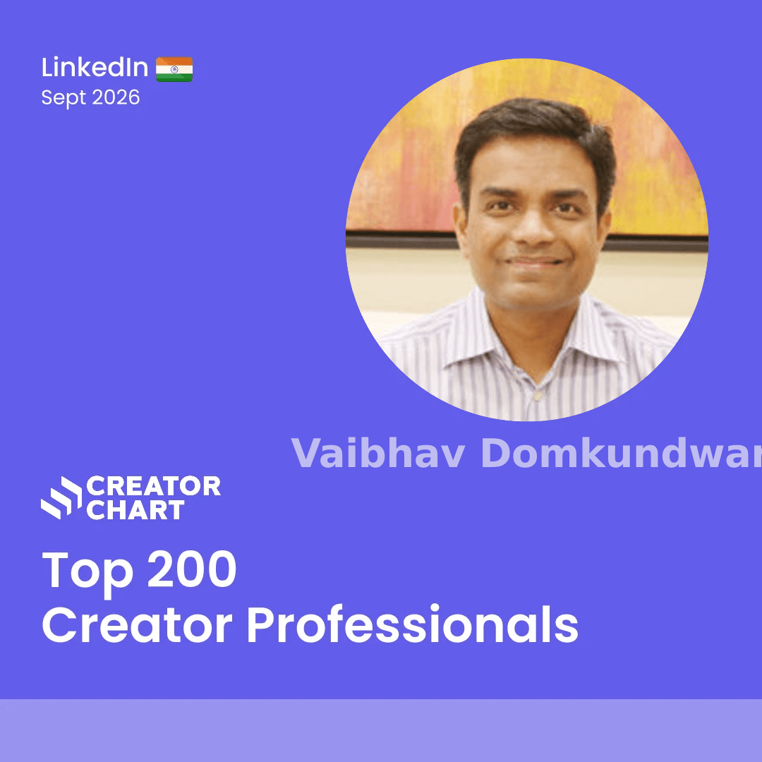 Top 200 Badge for Vaibhav Domkundwar