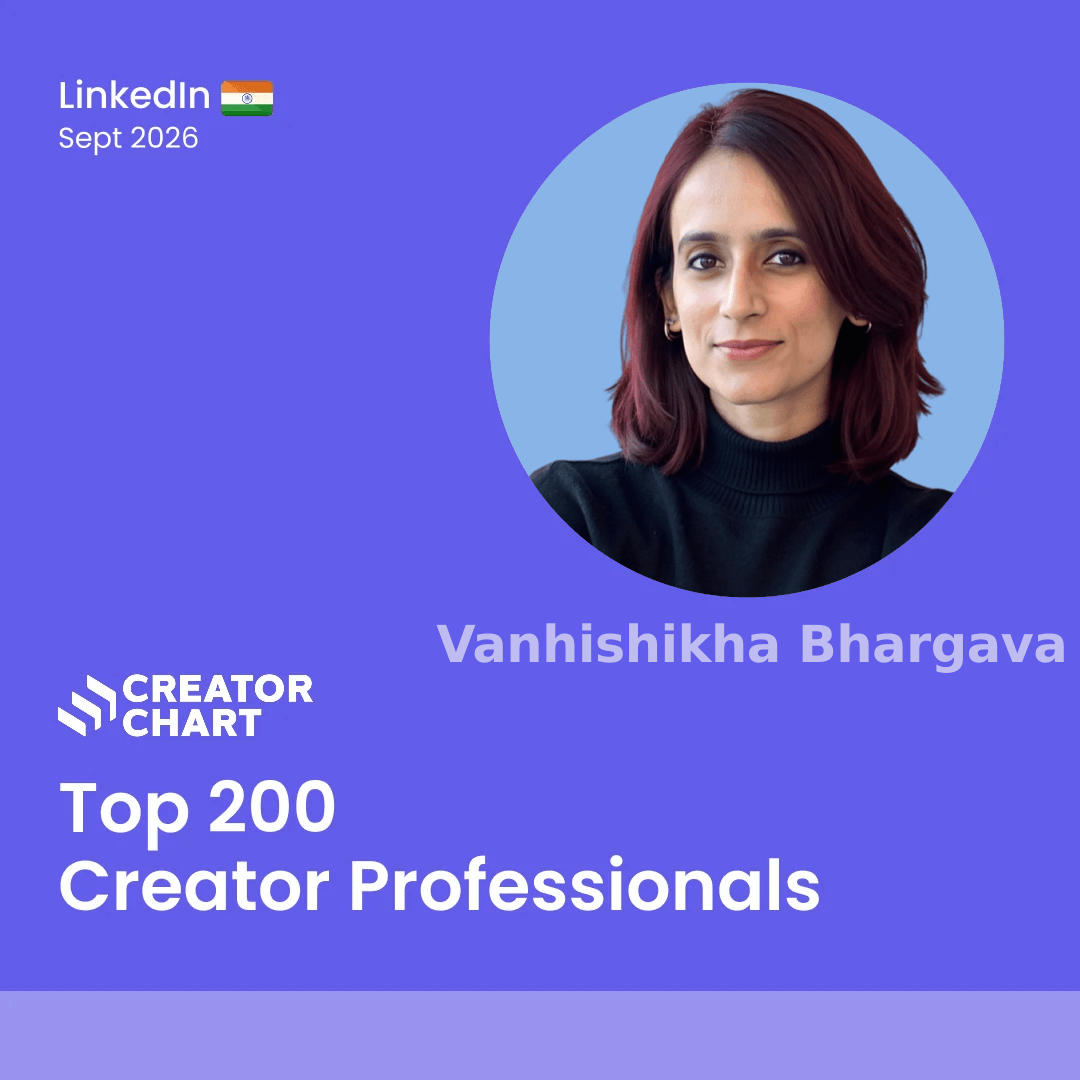 Top 200 Badge for Vanhishikha Bhargava