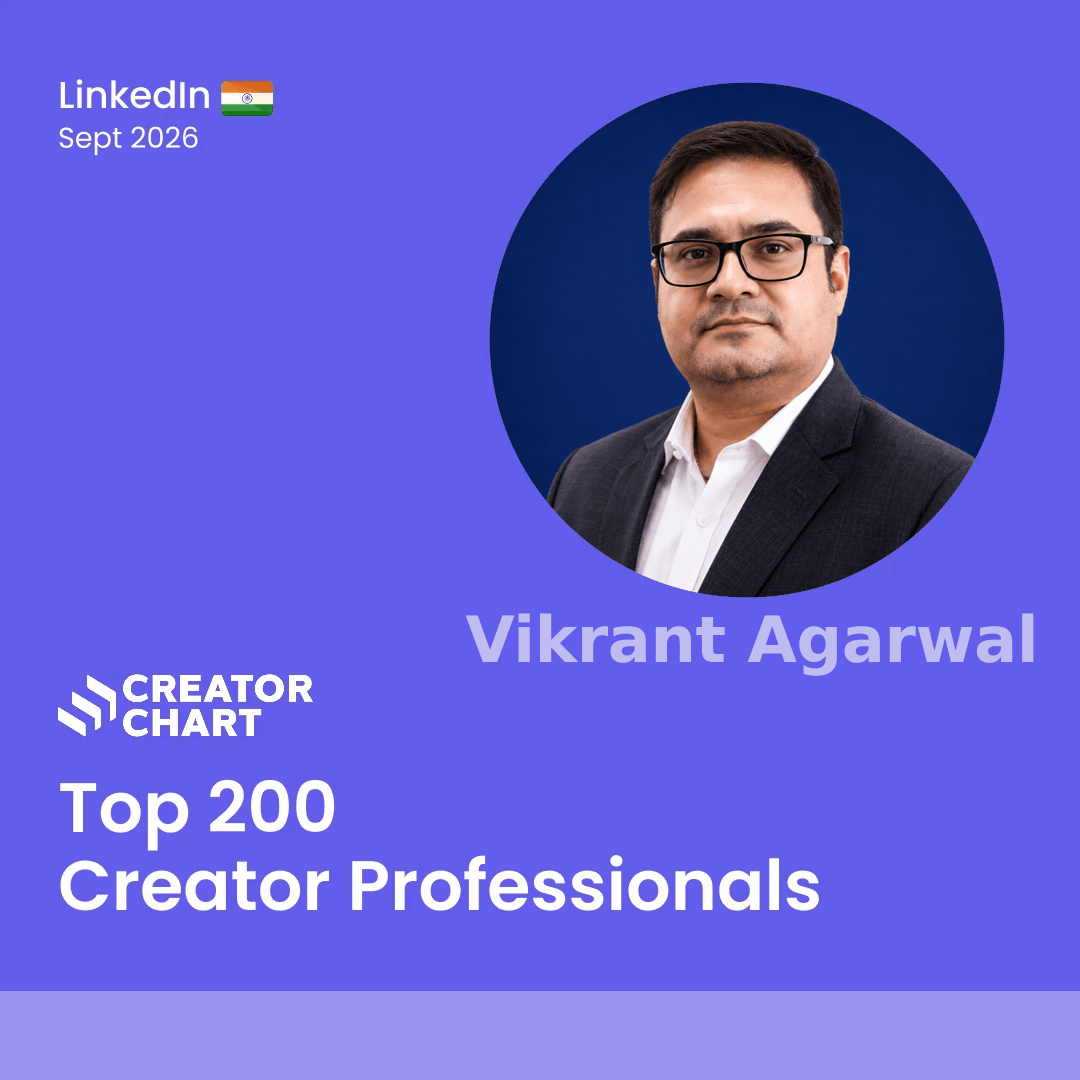 Top 200 Badge for Vikrant Agarwal