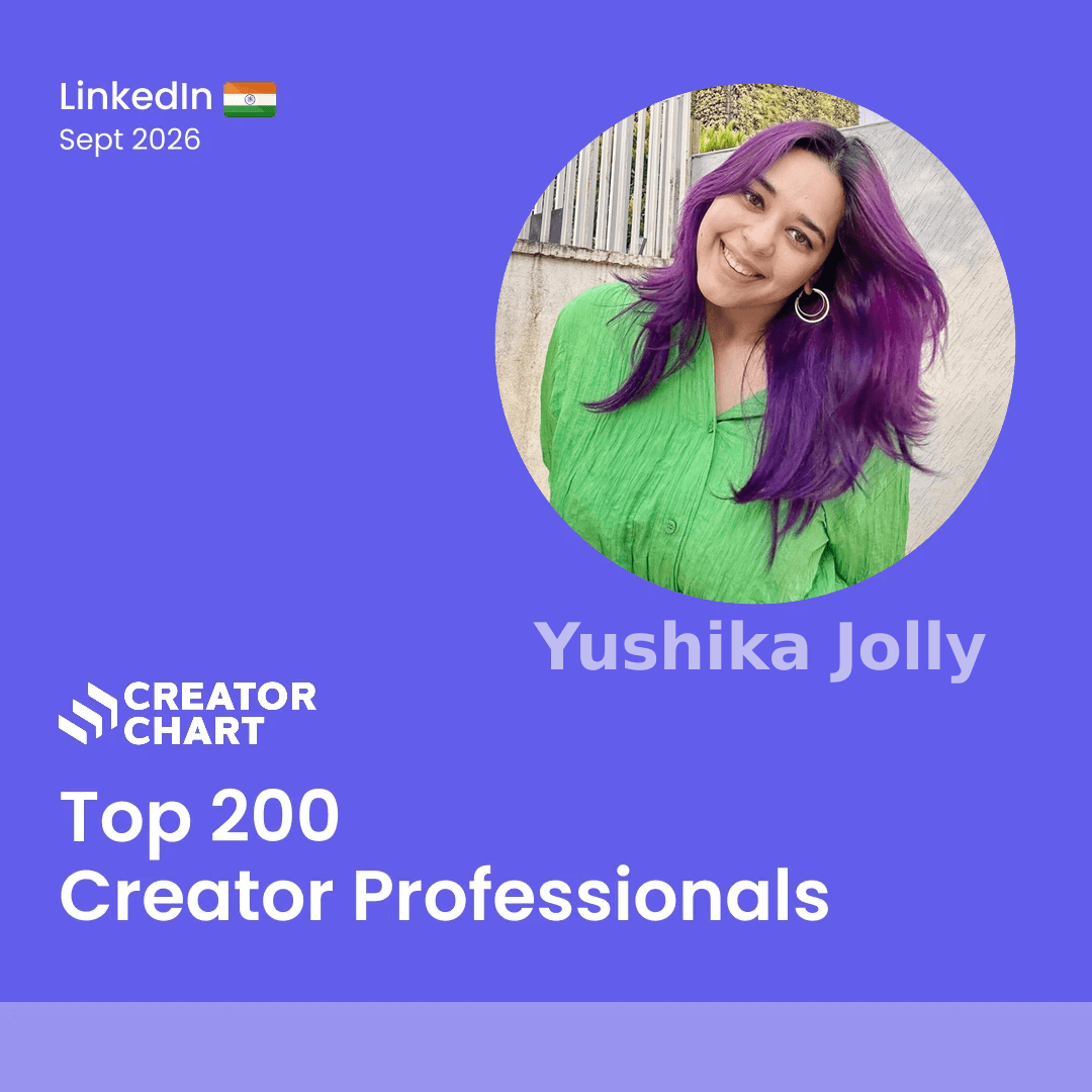 Top 200 Badge for Yushika Jolly